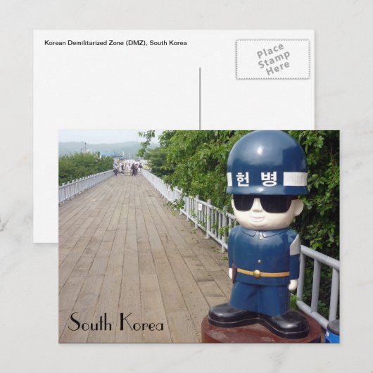 Korea Dmbrücke Postkarte (Vorne/Hinten)