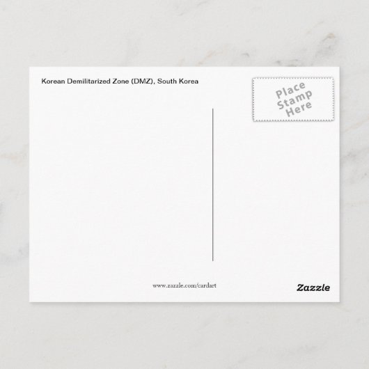 Korea Dmbrücke Postkarte (Rückseite)