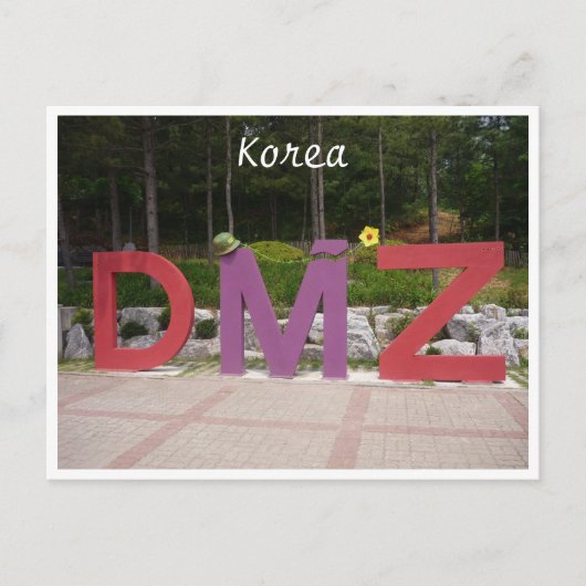 korea dmz postkarte (Vorderseite)