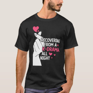 Korea Drama All Night Liebe K-Pop Finger Heart Kdr T-Shirt