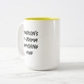 Korea Drama Watching Personalisiert Zweifarbige Tasse (Vorderseite Links)
