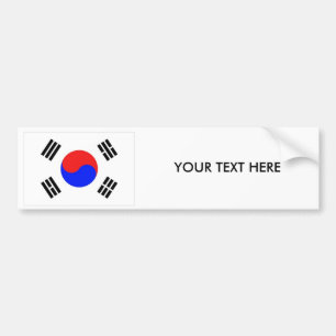 KOREA-FLAGGE Autoaufkleber