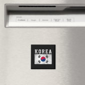 Korea-Flagge Magnet (In Situ (Geschirrspüler))