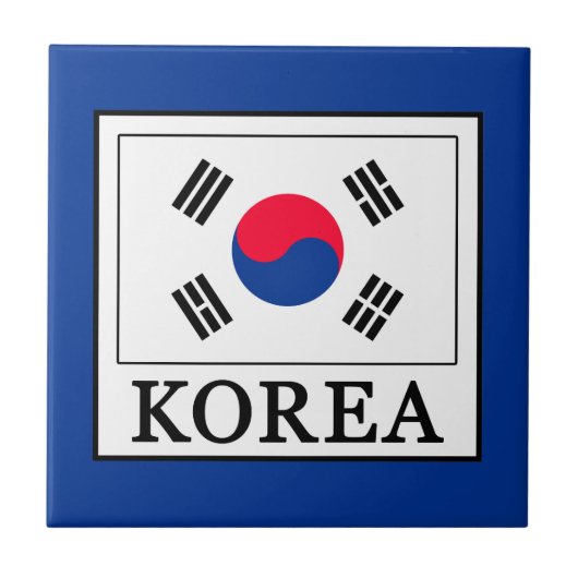 Korea Fliese (Vorderseite)