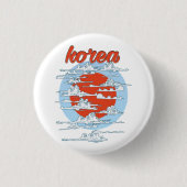 Korea Foto Print Button (Vorderseite)
