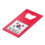 Korea Geldbeutel Flaschenöffner (Rückseite Schrägansicht)