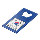 Korea Geldbeutel Flaschenöffner (Vorderseite Schrägansicht)