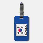 Korea Gepäckanhänger (Rückseite vertikal)