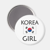 KOREA GIRL MAGNET (Vorderseite/Rückseite)