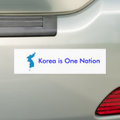 Korea ist eine Nation Autoaufkleber (Auf Auto)