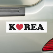 Korea Liebe Heart Autoaufkleber (Auf Auto)
