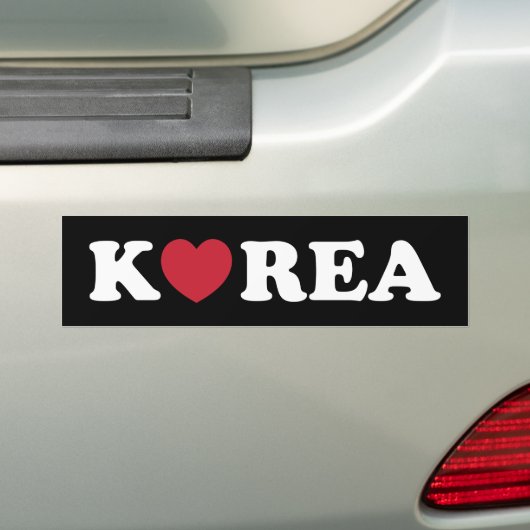 Korea Liebe Heart Autoaufkleber (Auf Auto)
