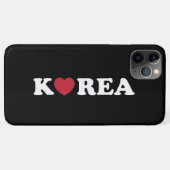 Korea Liebe Heart Case-Mate iPhone Case (Rückseite (Horizontal))