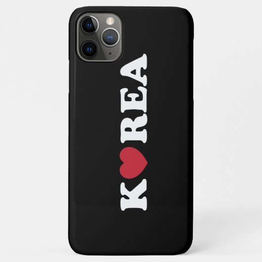 Korea Liebe Heart Case-Mate iPhone Case (Rückseite)