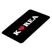 Korea Liebe Heart Magnet (Linke Seite)