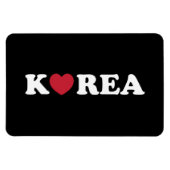 Korea Liebe Heart Magnet (Horizontal)