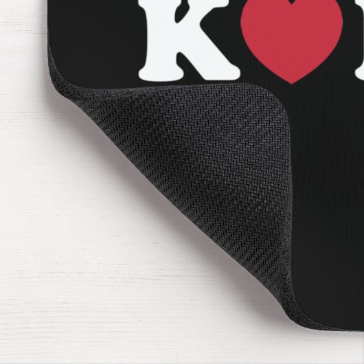 Korea Liebe Heart Mouse Pad Mousepad (Ecke)
