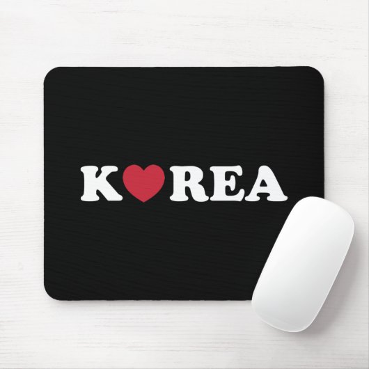 Korea Liebe Heart Mouse Pad Mousepad (Mit Mouse)
