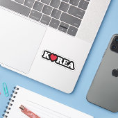 Korea Liebe Heart Sticker (Laptop mit iPhone)