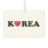 Korea Liebe Herz Autolufterfrischer (Rückseite)