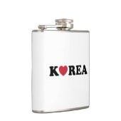 Korea Liebe Herz Flachmann (Rechts)