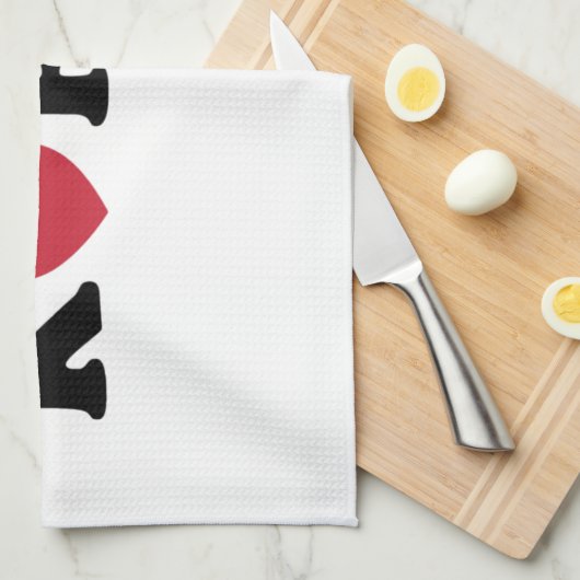 Korea Liebe Herz Geschirrtuch (Viertel Falte)