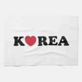 Korea Liebe Herz Geschirrtuch (Horizontal)