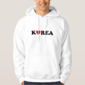 Korea Liebe Herz Hoodie (Vorderseite)
