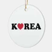 Korea Liebe Herz Keramik Ornament (Links)