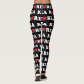 Korea Liebe Herz Leggings (Rückseite)
