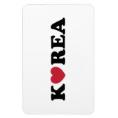 Korea Liebe Herz Magnet (Vertikal)