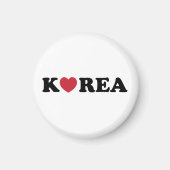 Korea Liebe Herz Magnet (Vorne)
