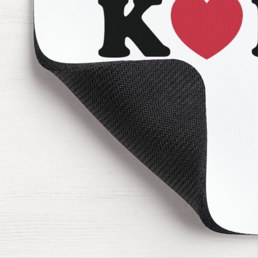 Korea Liebe Herz Mousepad (Ecke)