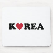 Korea Liebe Herz Mousepad (Vorne)