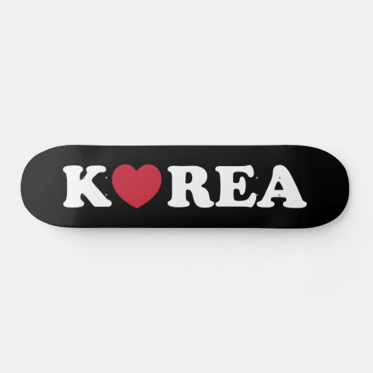 Korea Liebe Herz Skateboard (Horizontal)
