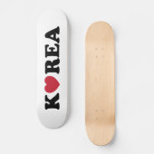 Korea Liebe Herz Skateboard (Vorderseite)
