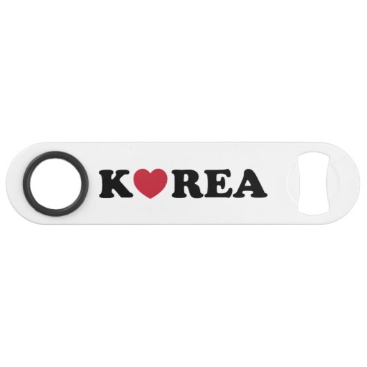Korea Liebe Herz Speed Flaschenöffner (Vorderseite (Horizontal))