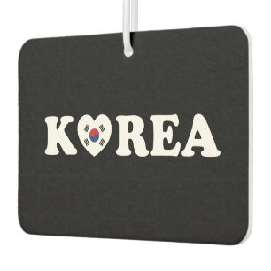 Korea Liebe Herzenflagge Autolufterfrischer