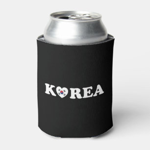 Korea Liebe Herzenflagge Dosenkühler