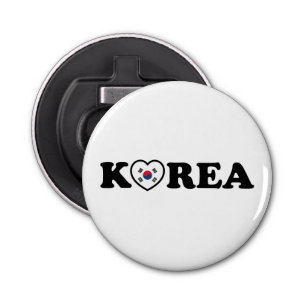 Korea Liebe Herzenflagge Flaschenöffner