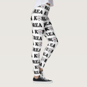 Korea Liebe Herzenflagge Leggings (Rechts)