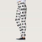 Korea Liebe Herzenflagge Leggings (Links)