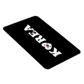 Korea Liebe Herzenflagge Magnet (Rechte Seite)