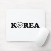 Korea Liebe Herzenflagge Mousepad (Mit Mouse)