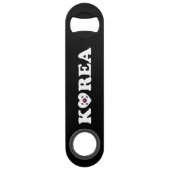 Korea Liebe Herzenflagge Speed Flaschenöffner (Vorderseite)