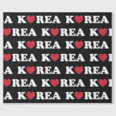 Korea Liebe Herzerziehungspapier Geschenkpapier (Flach)