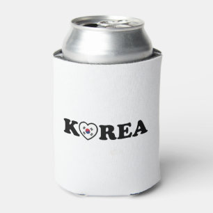Korea Love Heart Flagge Dosenkühler