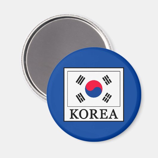 Korea Magnet (Vorderseite/Rückseite)