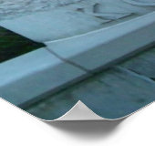 Korea Memorial at Buffalo Naval Park Poster (Ecke)