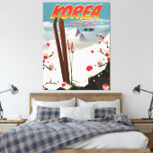 Korea muss Ski fahren Leinwanddruck (Insitu (Schlafzimmer))